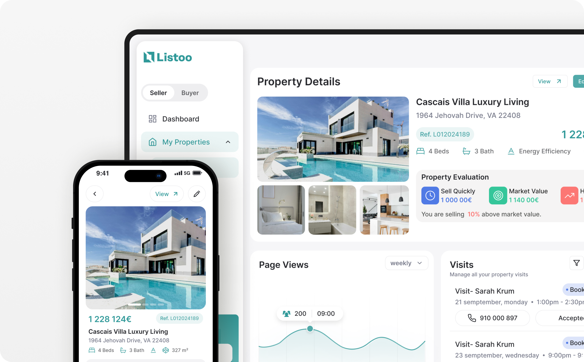 Listoo property management platform
