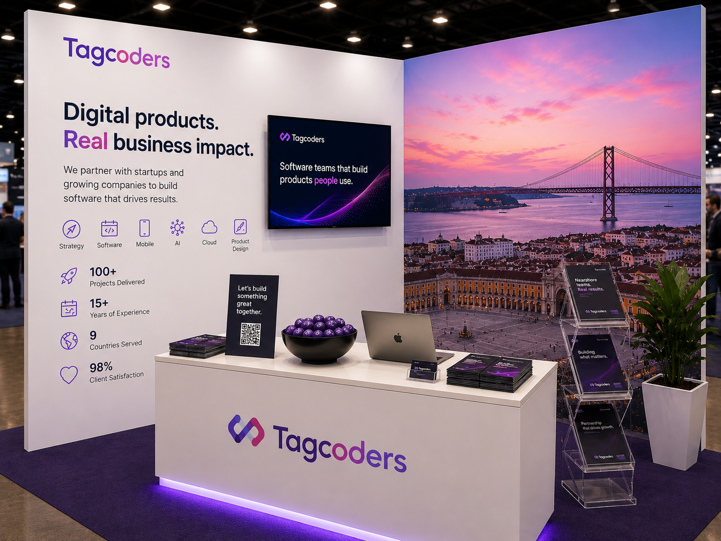 Tagcoders exhibition booth